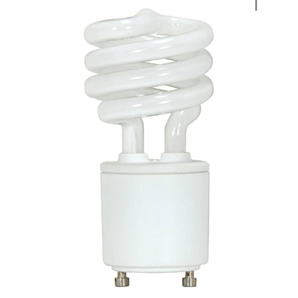 13 Watt 60 Watt/800 Lumens Mini Spiral CFL Soft White 2700K GU24 Base Light Bulb